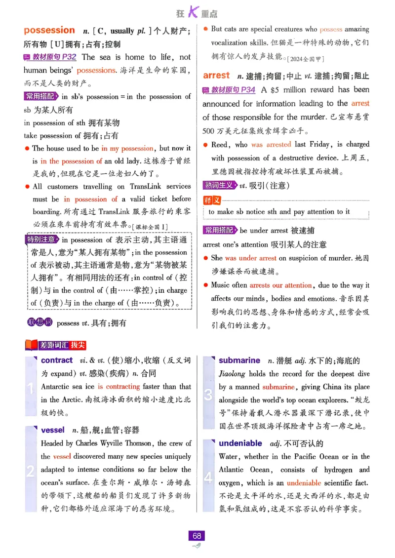 狂k重点英语选修3选修4人教版_2026版高中必刷题_英语_2026版高中必刷题英语《人教》_2026春高中必刷题英语选修3选修4人教版