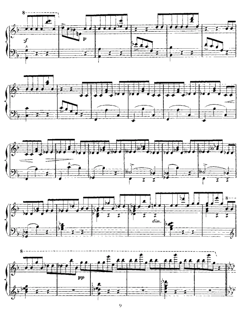 新婚蛋糕WeddingCake,Op76_一万首著名钢琴曲谱哈农贝多芬合集视频教学电子版高清无水印可打印_1古典钢琴知名音乐家谱_圣桑钢琴谱全集