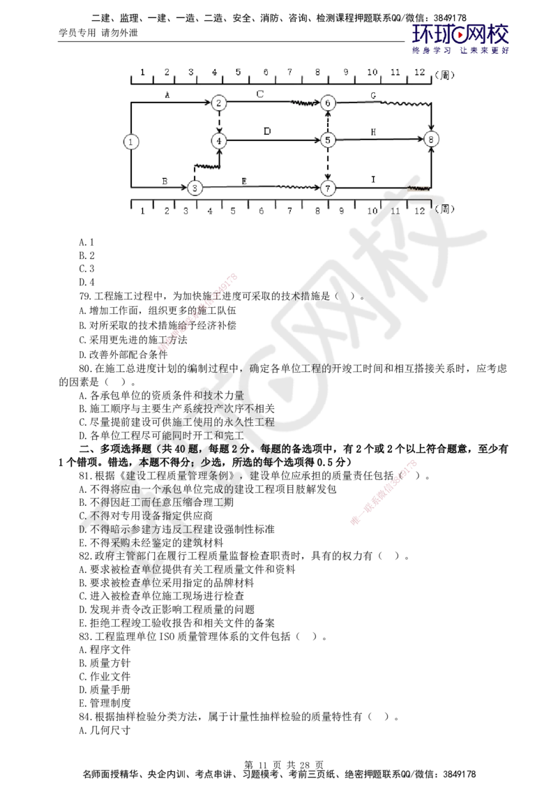 第2讲万人模考二_监理工程师_2025监理工程师_2025年监理工程师SVIP_2025年监理土建控制SVIP_03-习题精析✿实战特训✿模考通关_25-控制《万人模考班》李娜HQ推荐