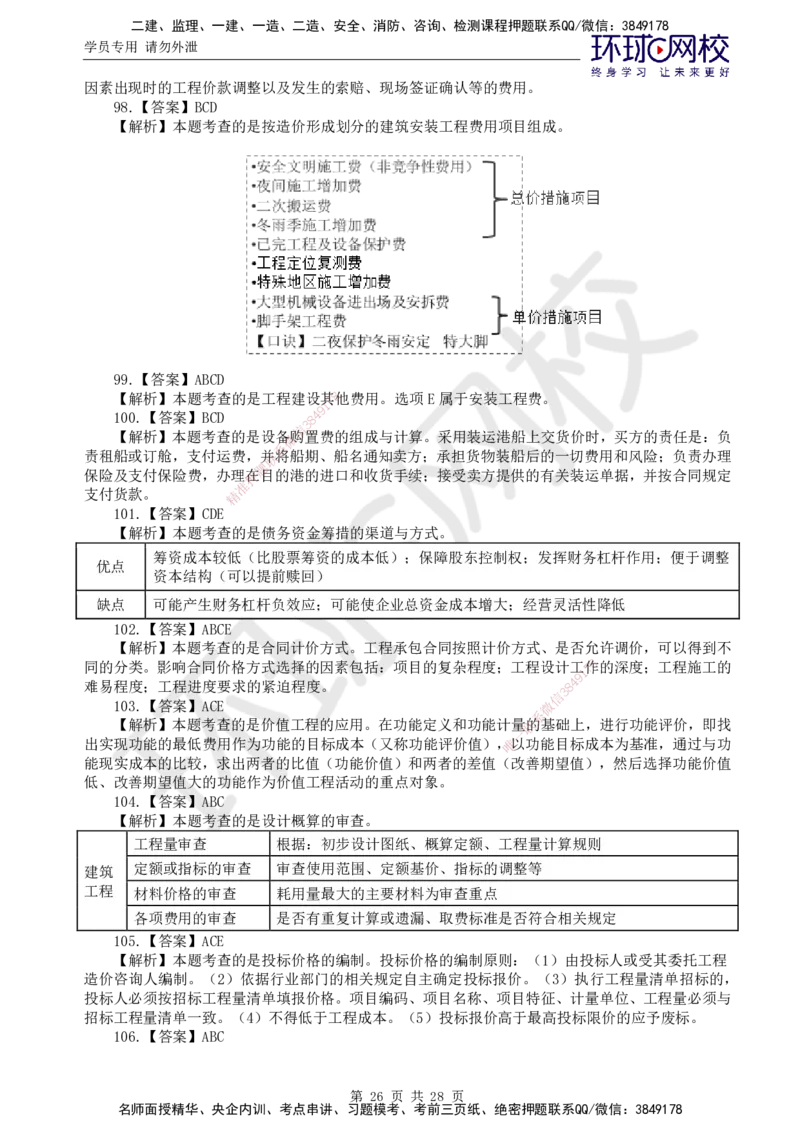 第2讲万人模考二_监理工程师_2025监理工程师_2025年监理工程师SVIP_2025年监理土建控制SVIP_03-习题精析✿实战特训✿模考通关_25-控制《万人模考班》李娜HQ推荐
