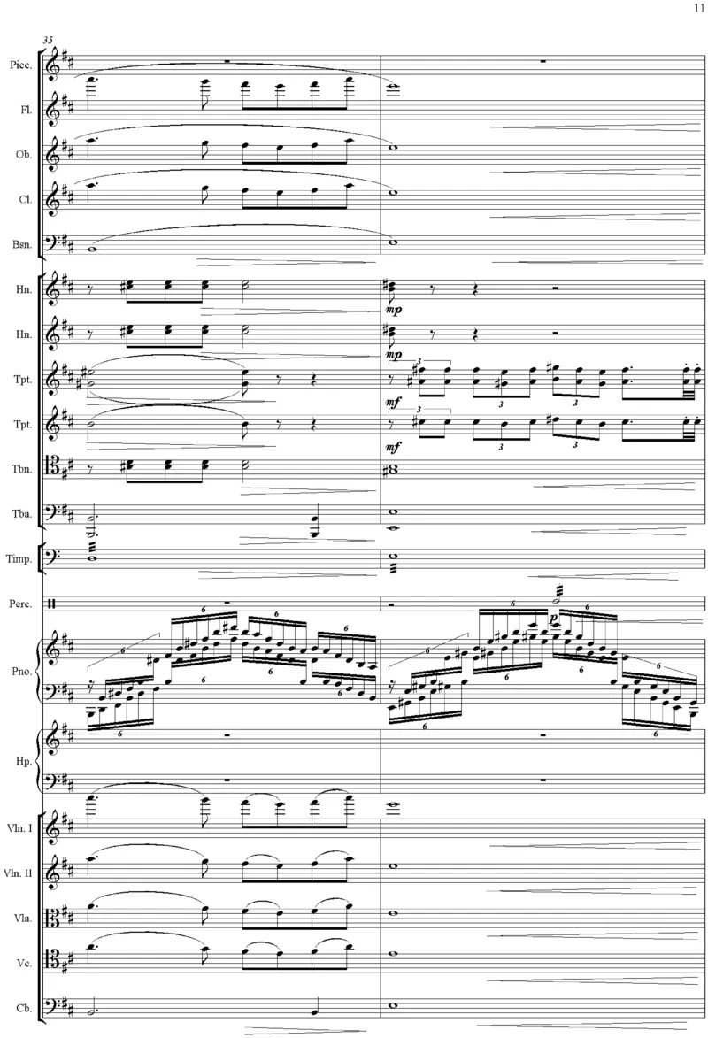 吕其明：管弦乐作品《红旗颂》总谱完整版_一万首著名钢琴曲谱哈农贝多芬合集视频教学电子版高清无水印可打印_08名曲总谱合集