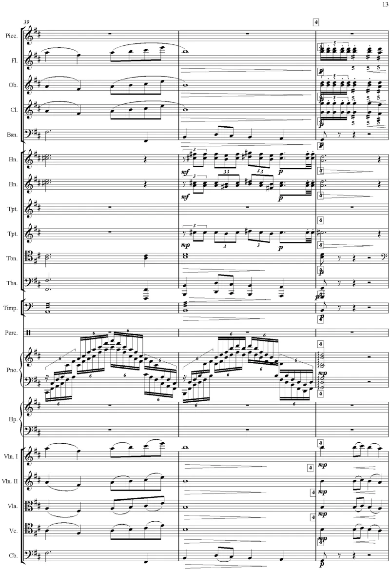 吕其明：管弦乐作品《红旗颂》总谱完整版_一万首著名钢琴曲谱哈农贝多芬合集视频教学电子版高清无水印可打印_08名曲总谱合集