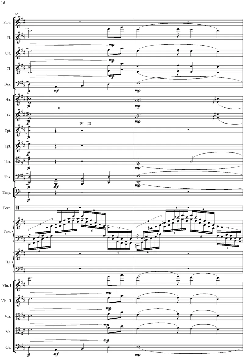 吕其明：管弦乐作品《红旗颂》总谱完整版_一万首著名钢琴曲谱哈农贝多芬合集视频教学电子版高清无水印可打印_08名曲总谱合集