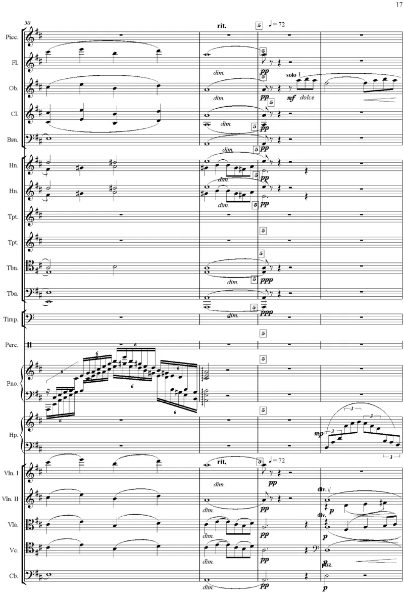 吕其明：管弦乐作品《红旗颂》总谱完整版_一万首著名钢琴曲谱哈农贝多芬合集视频教学电子版高清无水印可打印_08名曲总谱合集