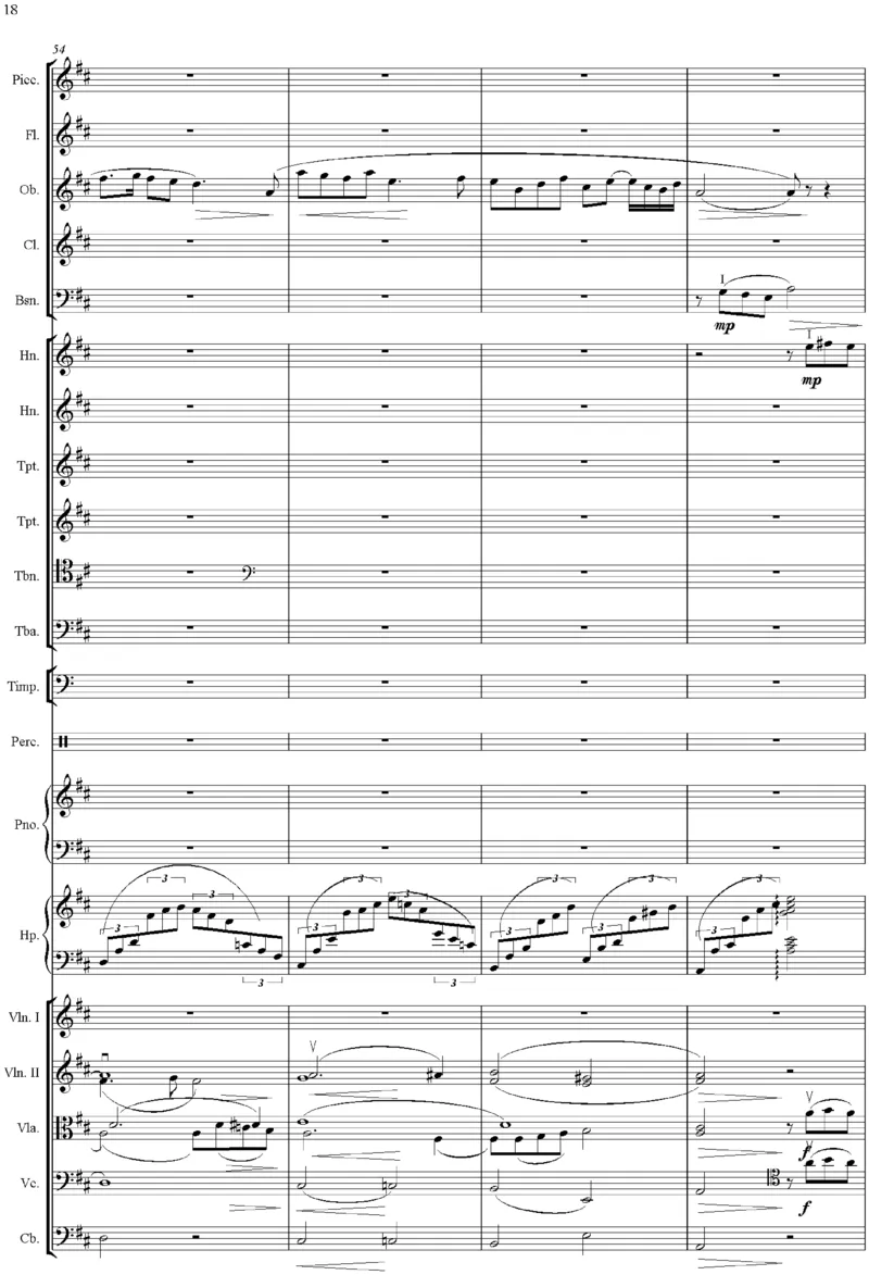 吕其明：管弦乐作品《红旗颂》总谱完整版_一万首著名钢琴曲谱哈农贝多芬合集视频教学电子版高清无水印可打印_08名曲总谱合集