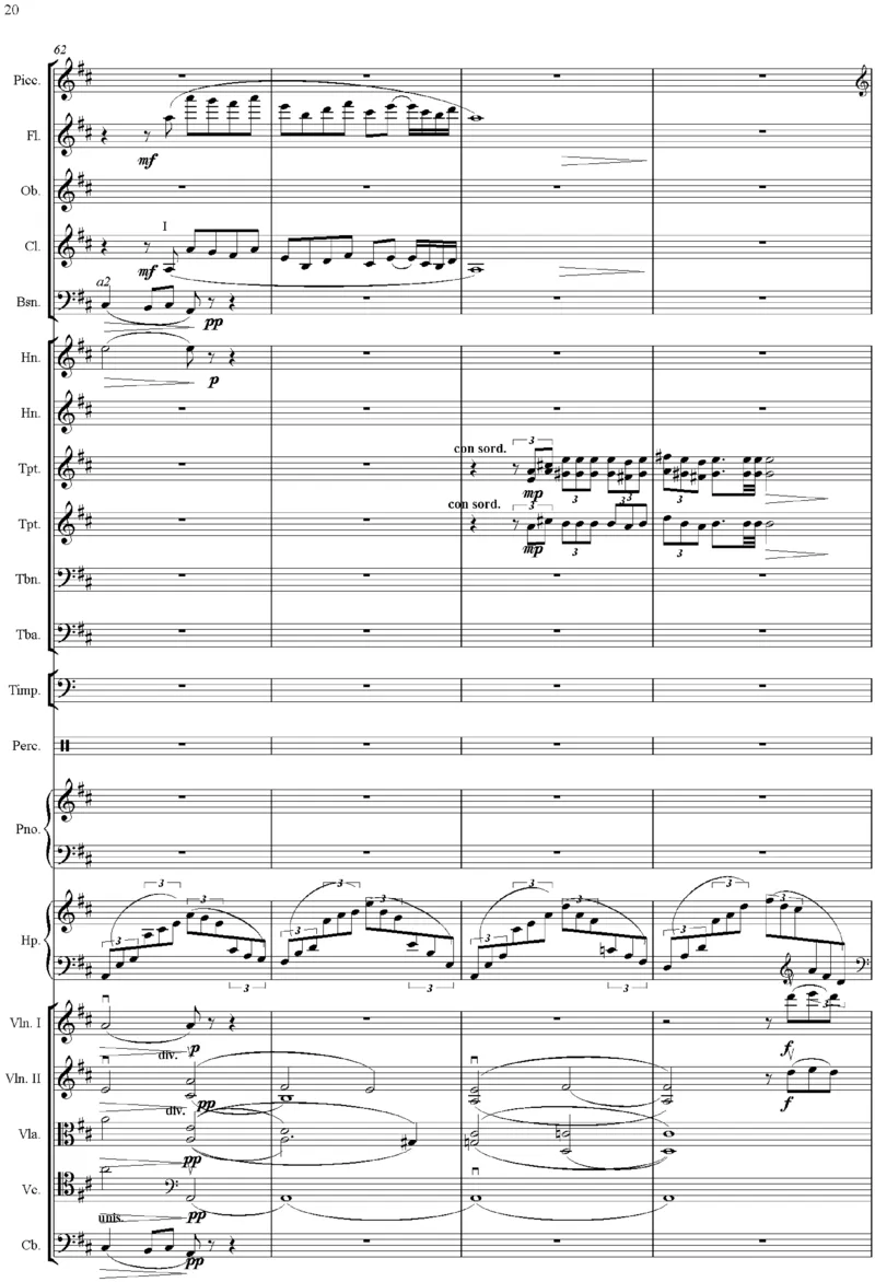 吕其明：管弦乐作品《红旗颂》总谱完整版_一万首著名钢琴曲谱哈农贝多芬合集视频教学电子版高清无水印可打印_08名曲总谱合集