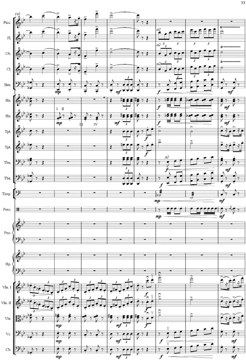 吕其明：管弦乐作品《红旗颂》总谱完整版_一万首著名钢琴曲谱哈农贝多芬合集视频教学电子版高清无水印可打印_08名曲总谱合集