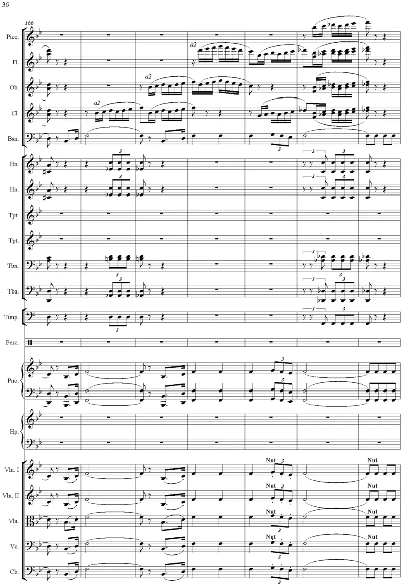 吕其明：管弦乐作品《红旗颂》总谱完整版_一万首著名钢琴曲谱哈农贝多芬合集视频教学电子版高清无水印可打印_08名曲总谱合集