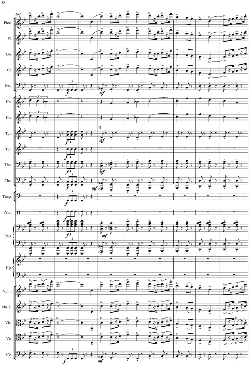 吕其明：管弦乐作品《红旗颂》总谱完整版_一万首著名钢琴曲谱哈农贝多芬合集视频教学电子版高清无水印可打印_08名曲总谱合集