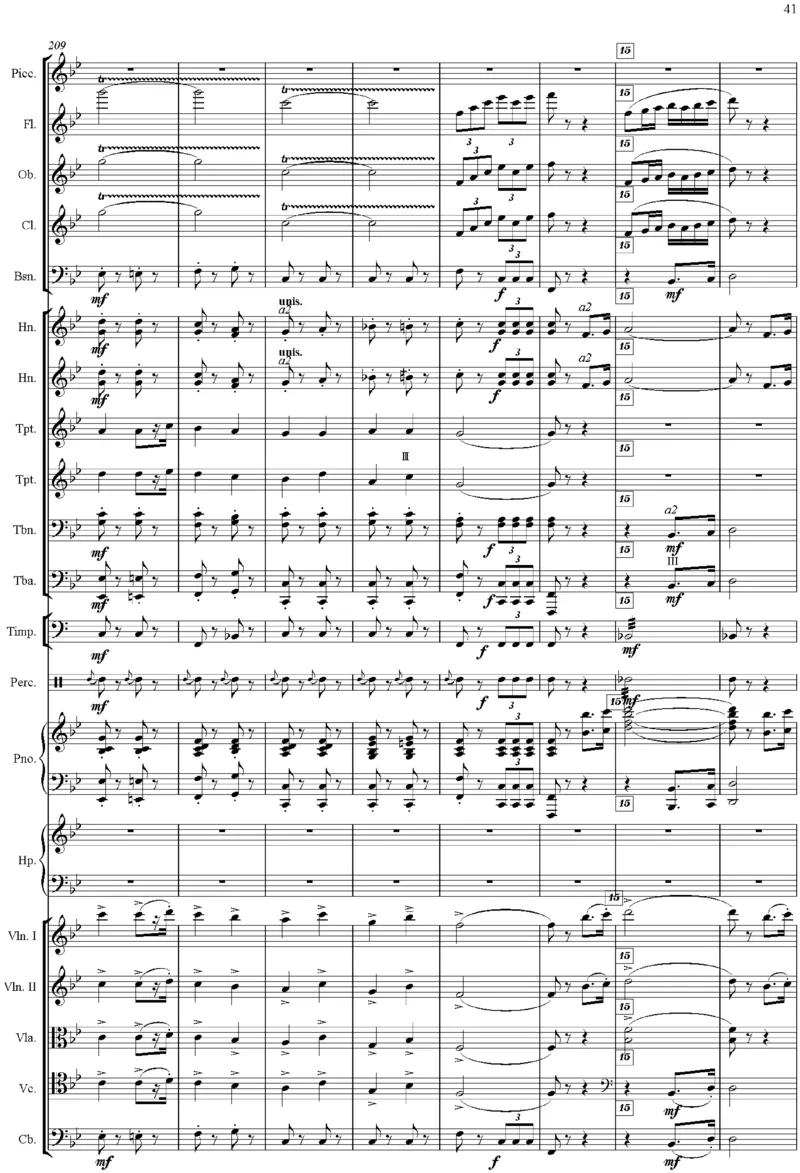 吕其明：管弦乐作品《红旗颂》总谱完整版_一万首著名钢琴曲谱哈农贝多芬合集视频教学电子版高清无水印可打印_08名曲总谱合集