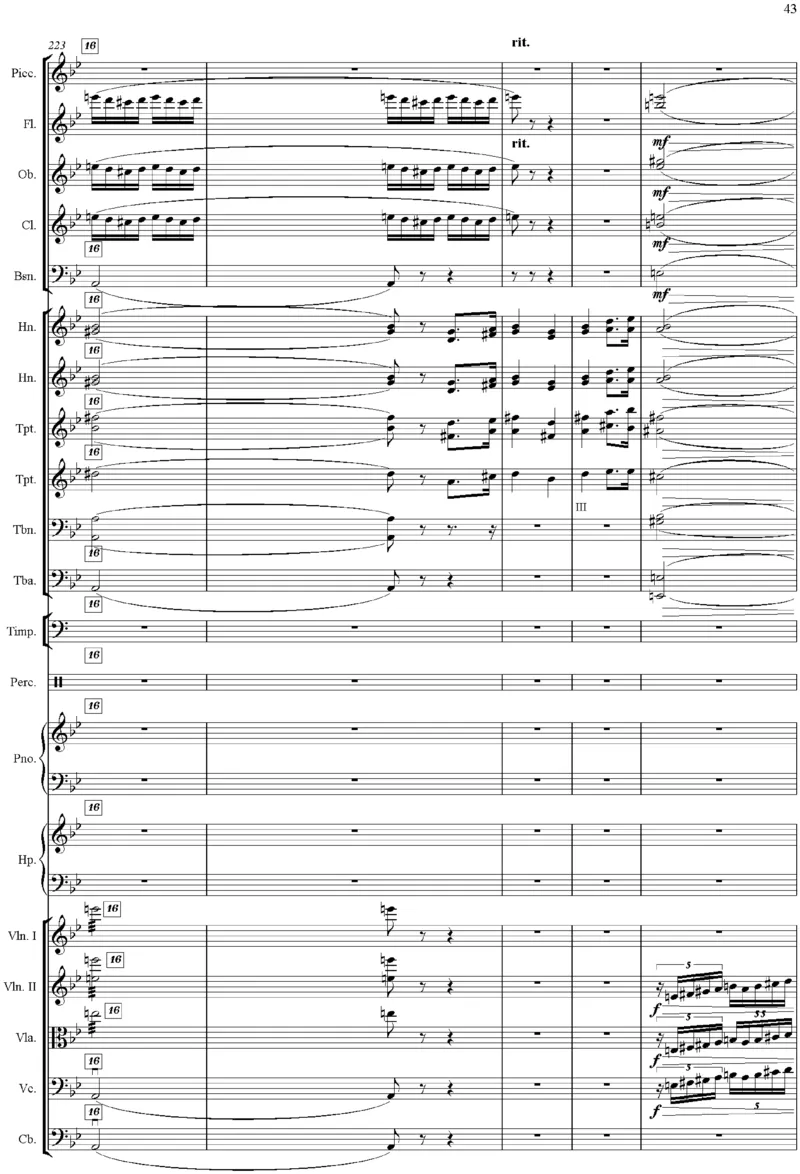 吕其明：管弦乐作品《红旗颂》总谱完整版_一万首著名钢琴曲谱哈农贝多芬合集视频教学电子版高清无水印可打印_08名曲总谱合集