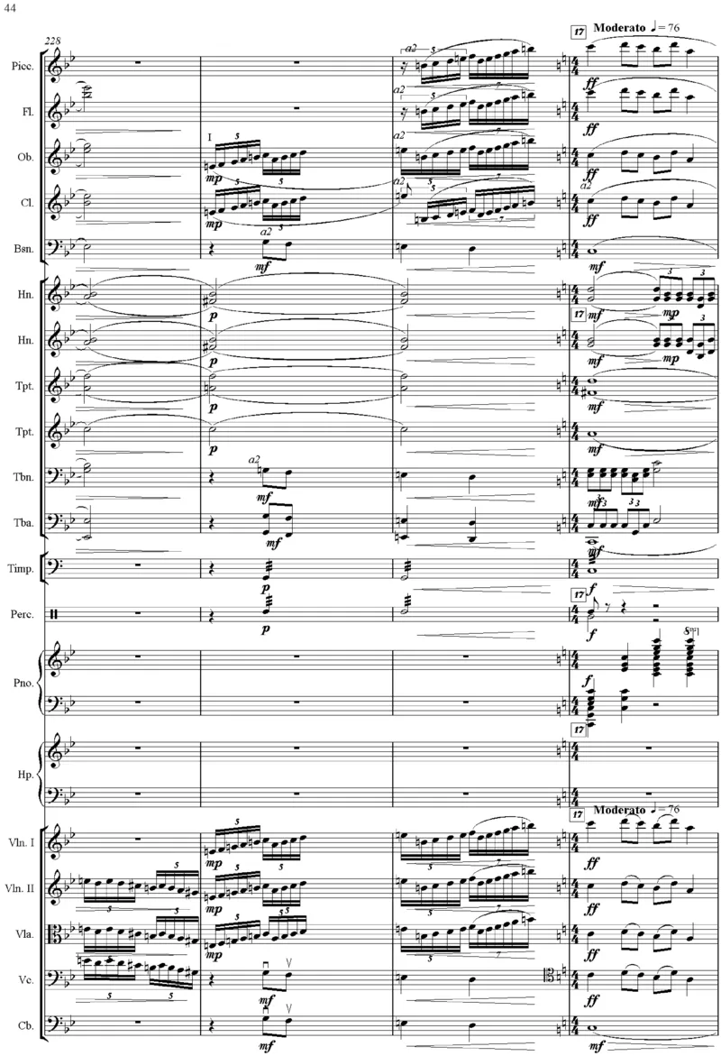 吕其明：管弦乐作品《红旗颂》总谱完整版_一万首著名钢琴曲谱哈农贝多芬合集视频教学电子版高清无水印可打印_08名曲总谱合集