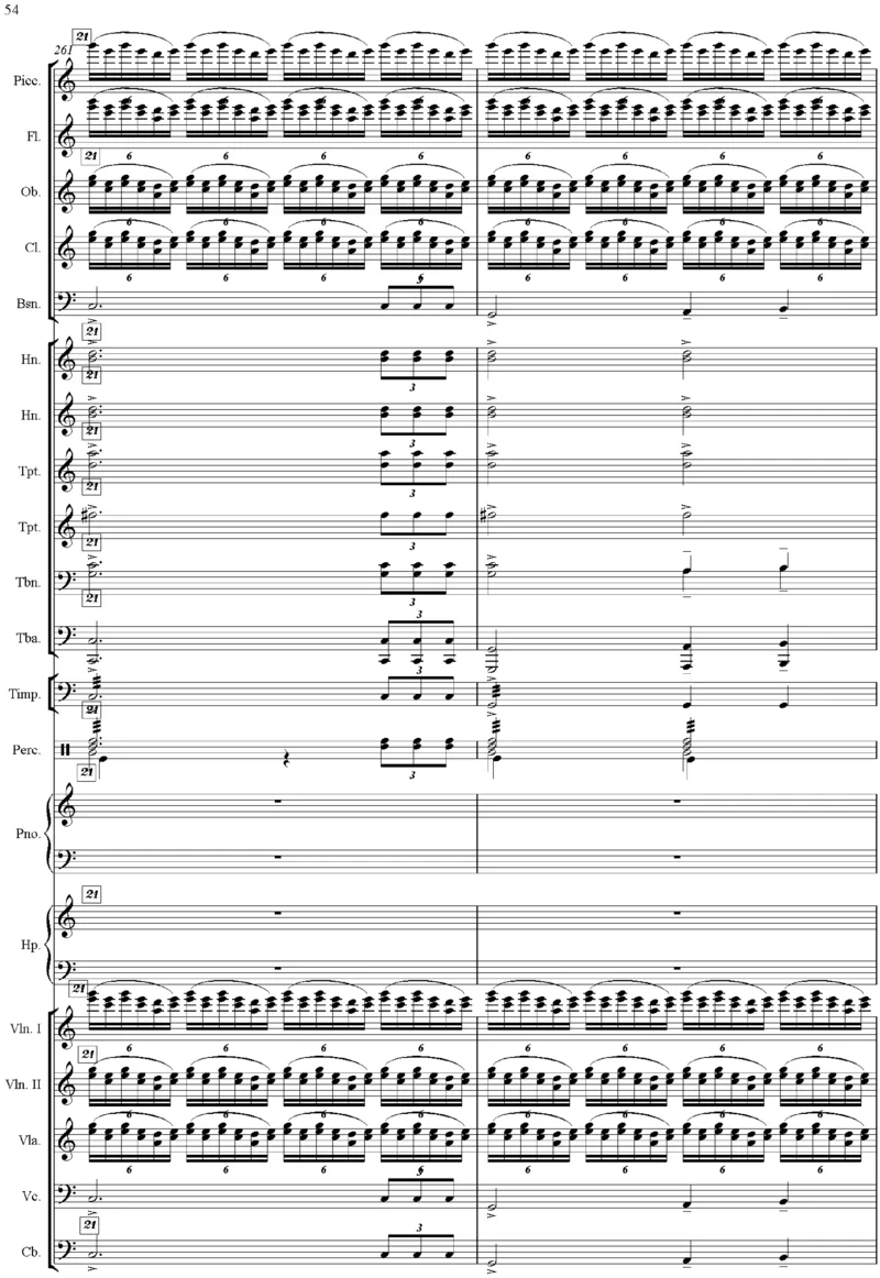 吕其明：管弦乐作品《红旗颂》总谱完整版_一万首著名钢琴曲谱哈农贝多芬合集视频教学电子版高清无水印可打印_08名曲总谱合集