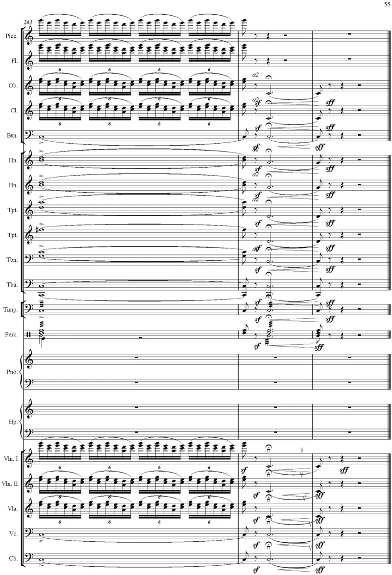 吕其明：管弦乐作品《红旗颂》总谱完整版_一万首著名钢琴曲谱哈农贝多芬合集视频教学电子版高清无水印可打印_08名曲总谱合集