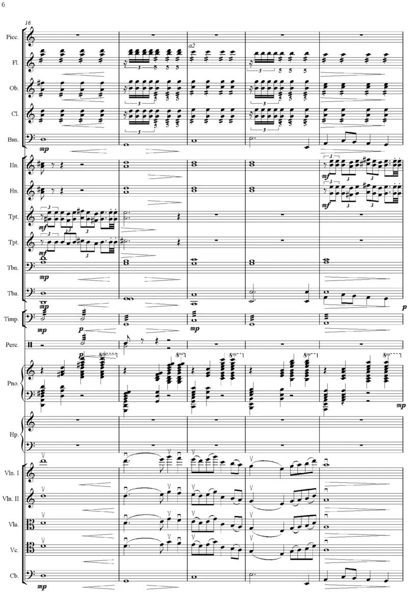 吕其明：管弦乐作品《红旗颂》总谱完整版_一万首著名钢琴曲谱哈农贝多芬合集视频教学电子版高清无水印可打印_08名曲总谱合集