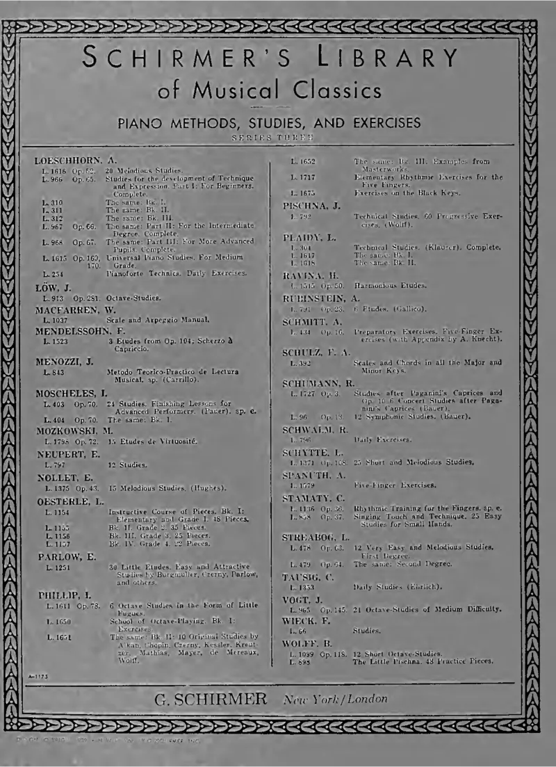 施密特_一万首著名钢琴曲谱哈农贝多芬合集视频教学电子版高清无水印可打印_09钢琴教材合集_常用教材钢琴谱（80+本）