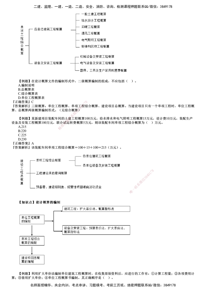 第01讲　建设工程设计阶段投资控制_监理工程师_2025监理工程师_2025年监理工程师SVIP_2025年监理土建控制SVIP_03-习题精析✿实战特训✿模考通关_投资控制（土建）（2025）