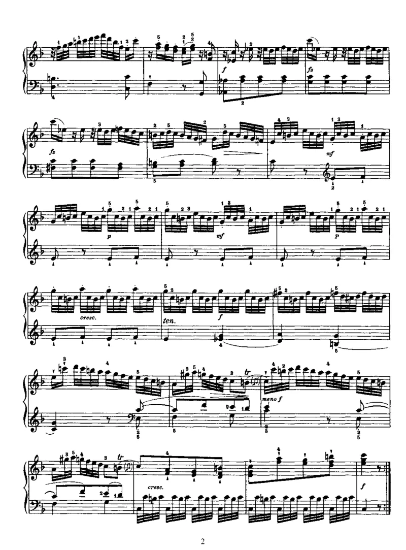 海顿奏鸣曲No_23_in_F_一万首著名钢琴曲谱哈农贝多芬合集视频教学电子版高清无水印可打印_1古典钢琴知名音乐家谱_海顿钢琴谱全集