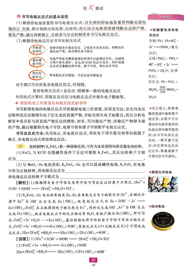 狂k重点化学必修2LK_化学_2026版高中必刷题化学《鲁科》_26春化学-鲁科-必修二