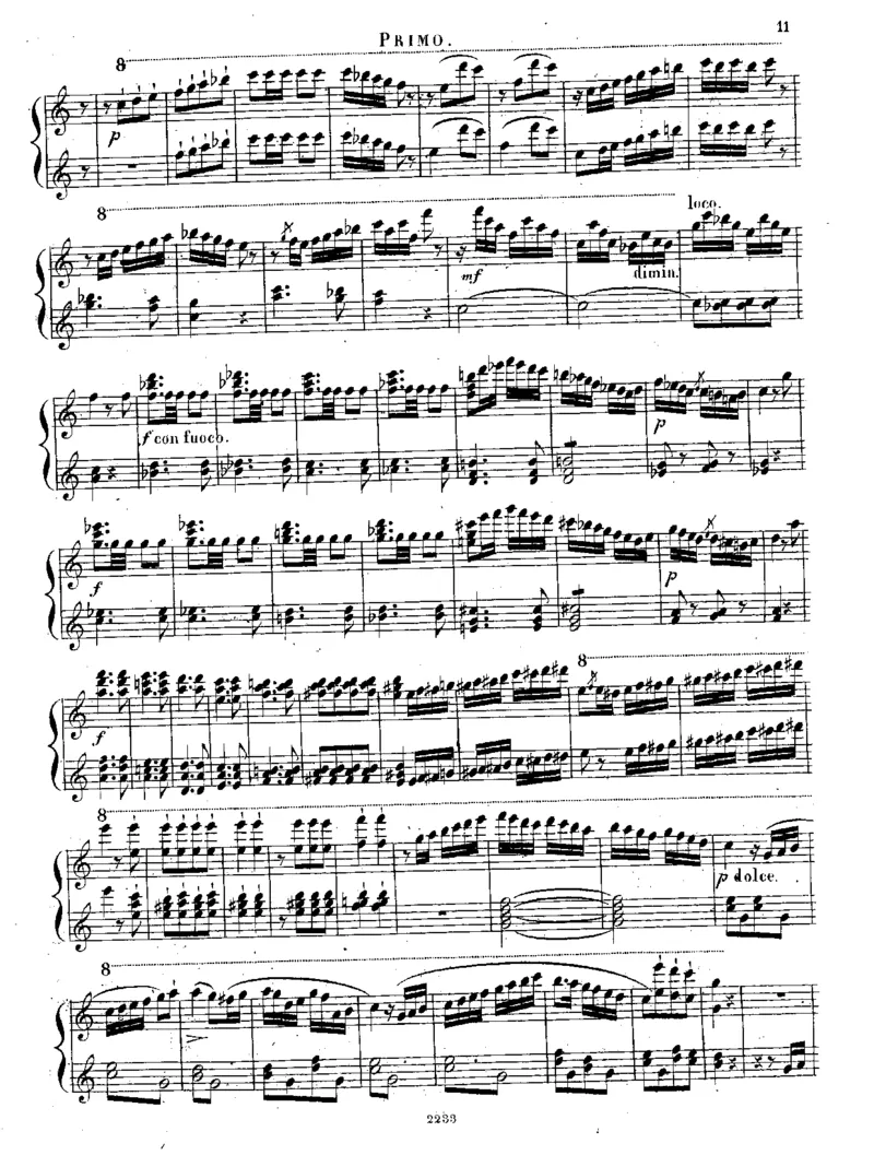 回旋曲3_Rondos_Piano_Duet_Op111_一万首著名钢琴曲谱哈农贝多芬合集视频教学电子版高清无水印可打印_1古典钢琴知名音乐家谱_库劳钢琴谱全集