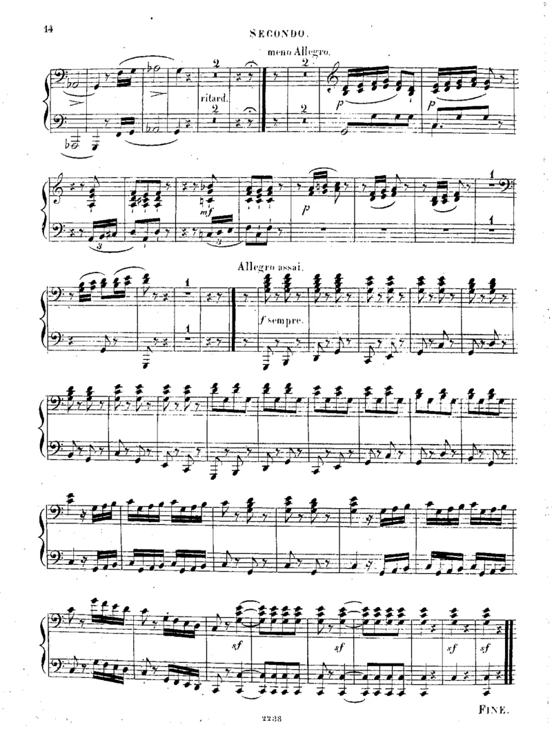 回旋曲3_Rondos_Piano_Duet_Op111_一万首著名钢琴曲谱哈农贝多芬合集视频教学电子版高清无水印可打印_1古典钢琴知名音乐家谱_库劳钢琴谱全集