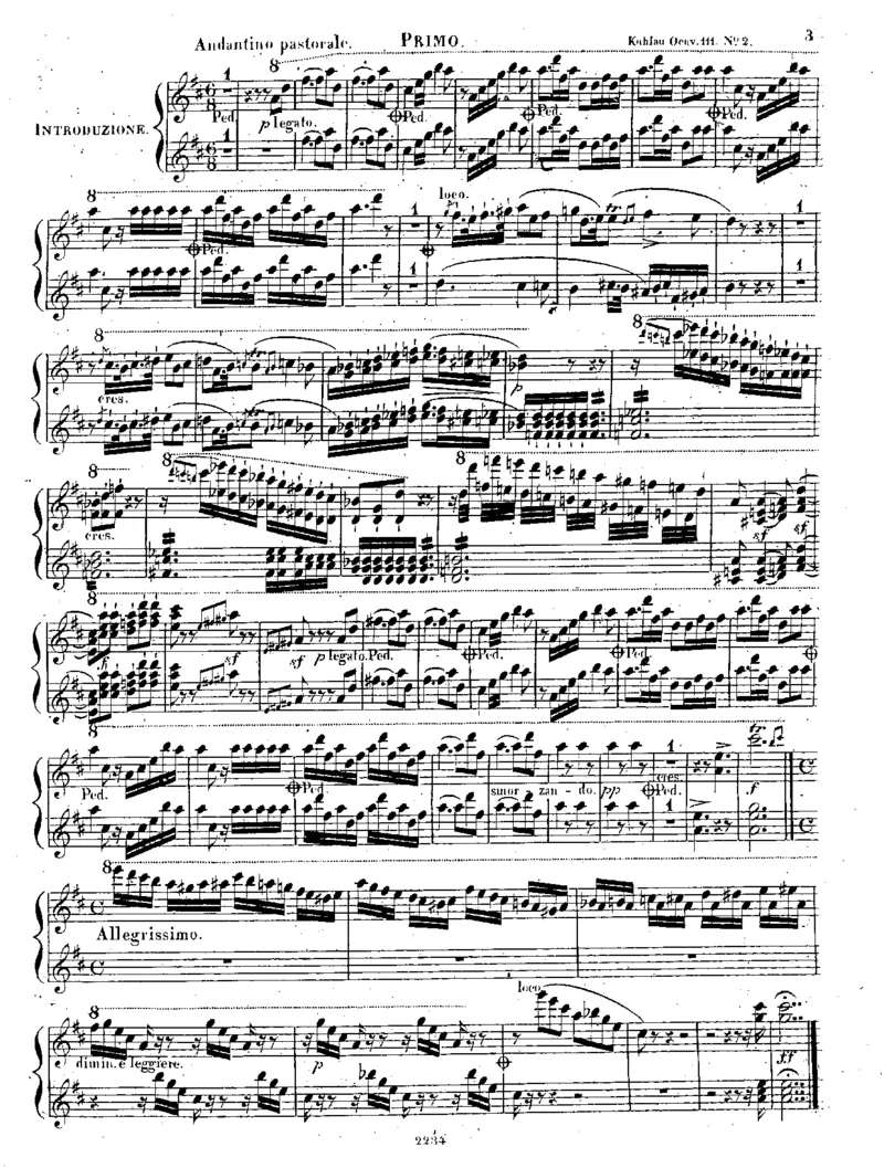 回旋曲3_Rondos_Piano_Duet_Op111_一万首著名钢琴曲谱哈农贝多芬合集视频教学电子版高清无水印可打印_1古典钢琴知名音乐家谱_库劳钢琴谱全集