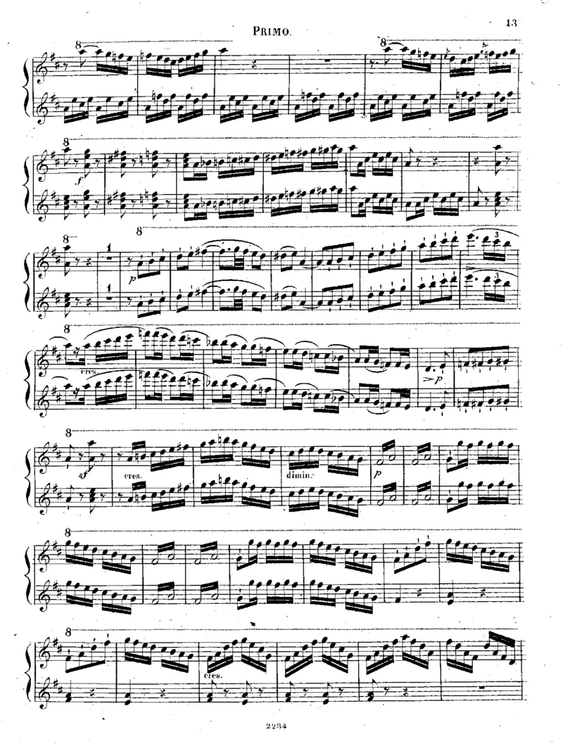 回旋曲3_Rondos_Piano_Duet_Op111_一万首著名钢琴曲谱哈农贝多芬合集视频教学电子版高清无水印可打印_1古典钢琴知名音乐家谱_库劳钢琴谱全集