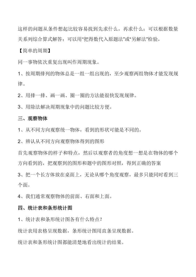 四年级上册数学苏教版知识要点汇总_小学1-6年级全部试卷_数学_四年级_3-9-3、小学四年级数学上册_3-9-3-1、复习、知识点、归纳汇总_苏教版