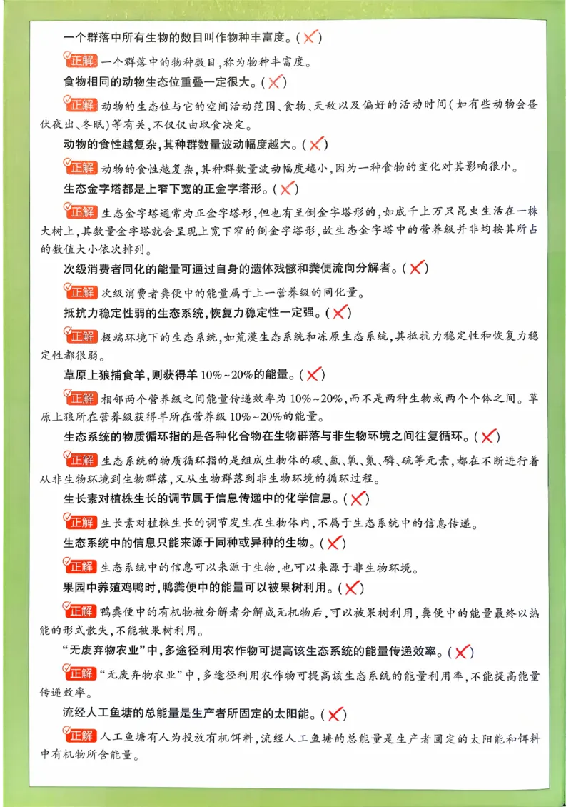 狂k重点生物选修2_生物_2026版高中必刷题生物人教版_2026春高中必刷题生物选修2RJ