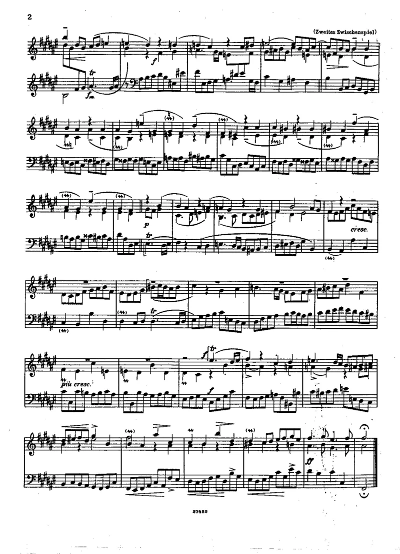 巴赫-平均律第二册（布索尼版）_一万首著名钢琴曲谱哈农贝多芬合集视频教学电子版高清无水印可打印_1古典钢琴知名音乐家谱_巴赫钢琴谱全集_平均律（布索尼版）