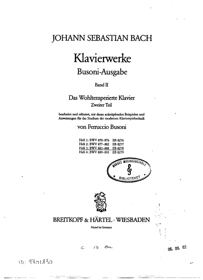 巴赫-平均律第二册（布索尼版）_一万首著名钢琴曲谱哈农贝多芬合集视频教学电子版高清无水印可打印_1古典钢琴知名音乐家谱_巴赫钢琴谱全集_平均律（布索尼版）
