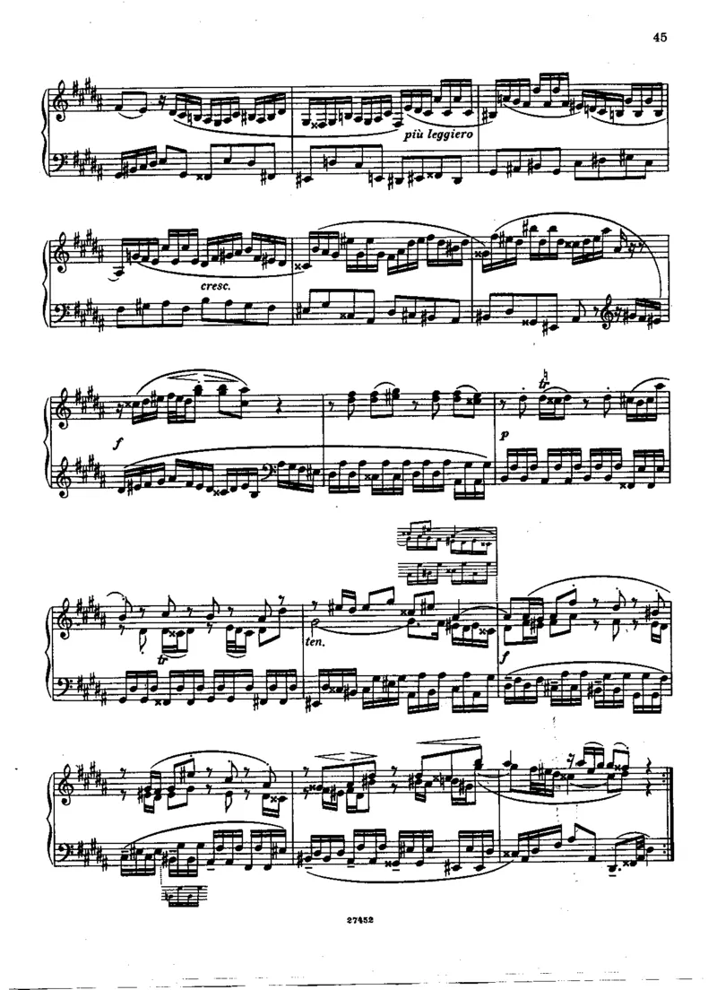 巴赫-平均律第二册（布索尼版）_一万首著名钢琴曲谱哈农贝多芬合集视频教学电子版高清无水印可打印_1古典钢琴知名音乐家谱_巴赫钢琴谱全集_平均律（布索尼版）