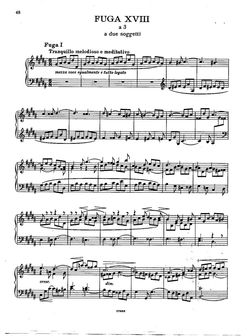 巴赫-平均律第二册（布索尼版）_一万首著名钢琴曲谱哈农贝多芬合集视频教学电子版高清无水印可打印_1古典钢琴知名音乐家谱_巴赫钢琴谱全集_平均律（布索尼版）