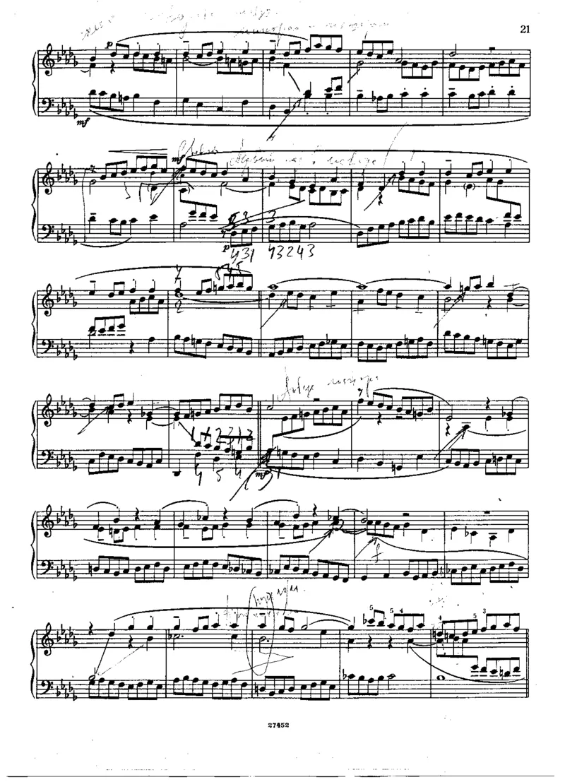 巴赫-平均律第二册（布索尼版）_一万首著名钢琴曲谱哈农贝多芬合集视频教学电子版高清无水印可打印_1古典钢琴知名音乐家谱_巴赫钢琴谱全集_平均律（布索尼版）