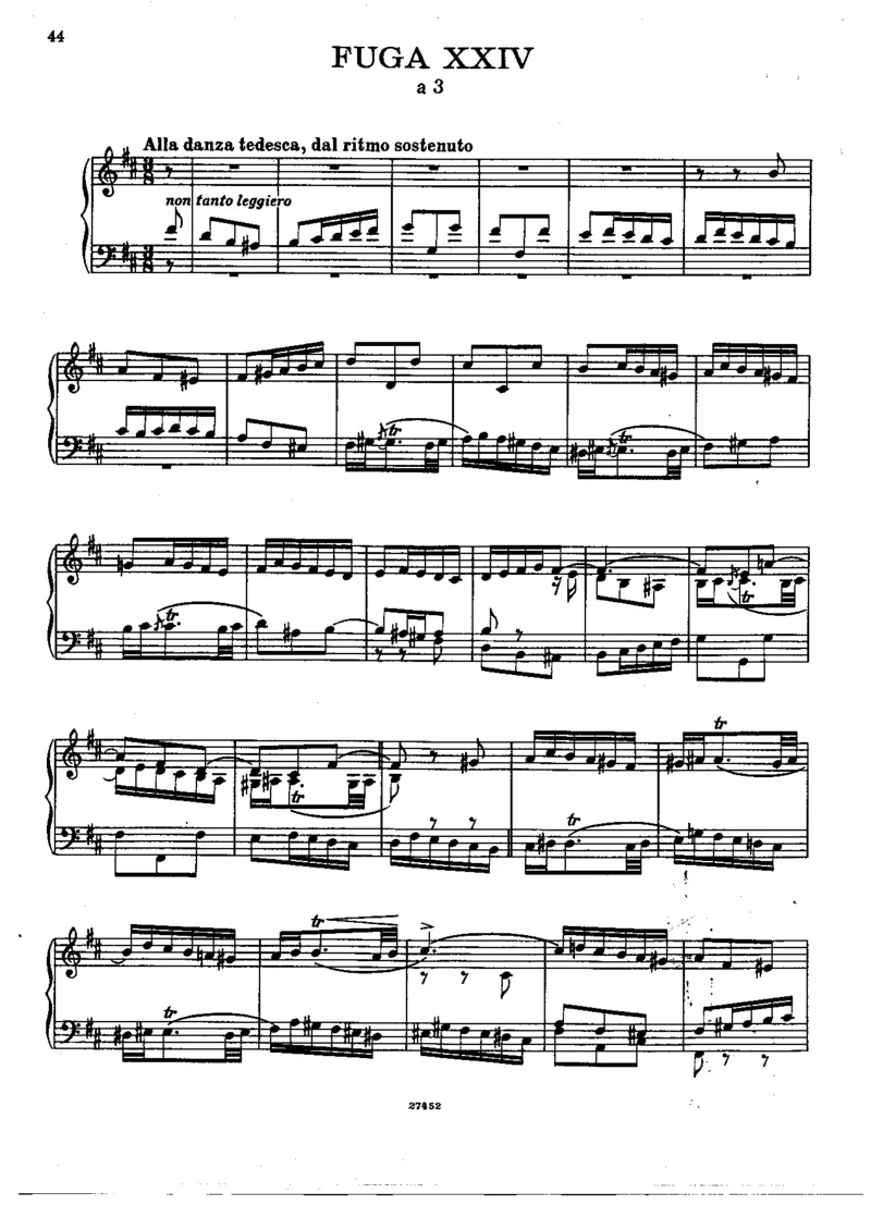 巴赫-平均律第二册（布索尼版）_一万首著名钢琴曲谱哈农贝多芬合集视频教学电子版高清无水印可打印_1古典钢琴知名音乐家谱_巴赫钢琴谱全集_平均律（布索尼版）