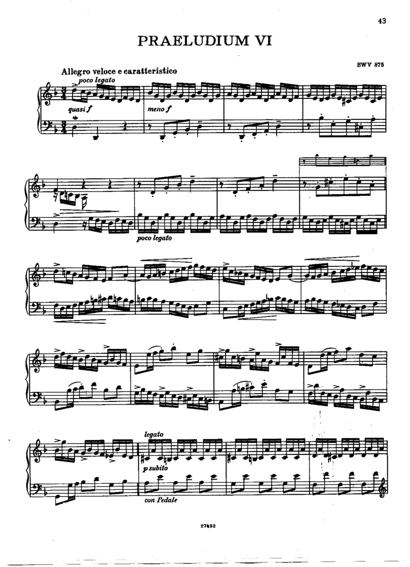 巴赫-平均律第二册（布索尼版）_一万首著名钢琴曲谱哈农贝多芬合集视频教学电子版高清无水印可打印_1古典钢琴知名音乐家谱_巴赫钢琴谱全集_平均律（布索尼版）