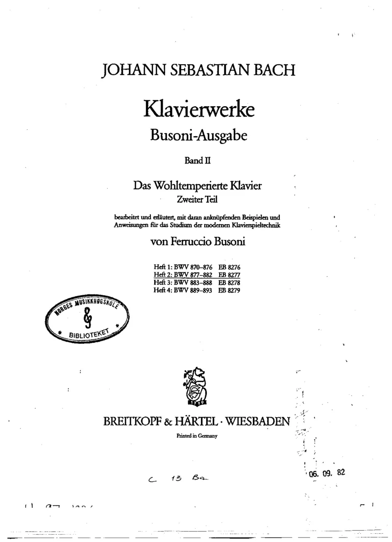 巴赫-平均律第二册（布索尼版）_一万首著名钢琴曲谱哈农贝多芬合集视频教学电子版高清无水印可打印_1古典钢琴知名音乐家谱_巴赫钢琴谱全集_平均律（布索尼版）