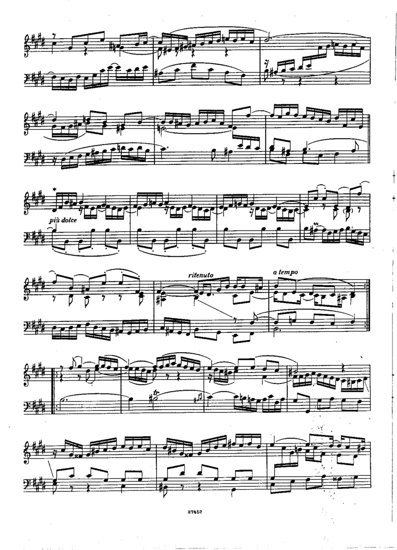 巴赫-平均律第二册（布索尼版）_一万首著名钢琴曲谱哈农贝多芬合集视频教学电子版高清无水印可打印_1古典钢琴知名音乐家谱_巴赫钢琴谱全集_平均律（布索尼版）