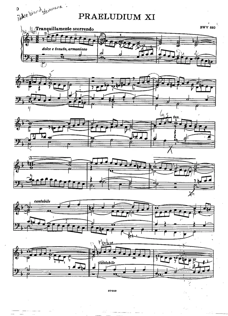 巴赫-平均律第二册（布索尼版）_一万首著名钢琴曲谱哈农贝多芬合集视频教学电子版高清无水印可打印_1古典钢琴知名音乐家谱_巴赫钢琴谱全集_平均律（布索尼版）