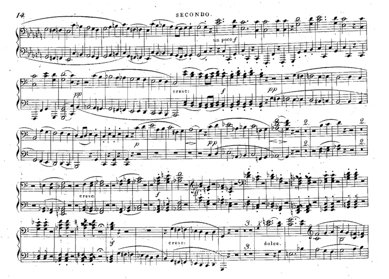 回旋曲Adagio_Rondo_Piano_4hands_Op124_一万首著名钢琴曲谱哈农贝多芬合集视频教学电子版高清无水印可打印_1古典钢琴知名音乐家谱_库劳钢琴谱全集