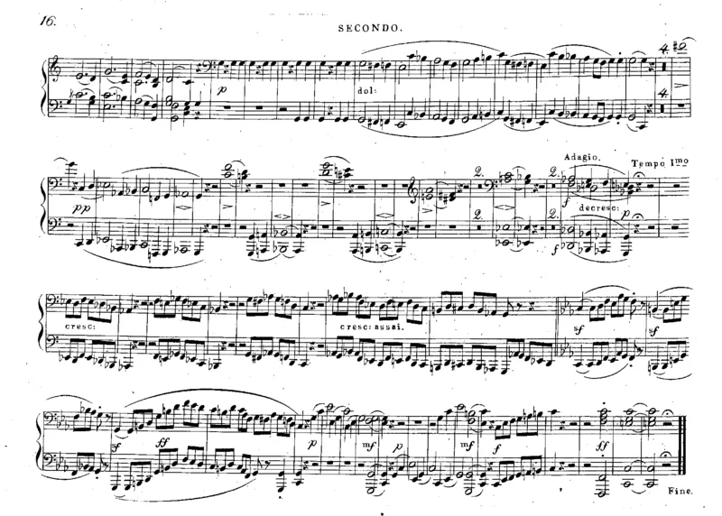 回旋曲Adagio_Rondo_Piano_4hands_Op124_一万首著名钢琴曲谱哈农贝多芬合集视频教学电子版高清无水印可打印_1古典钢琴知名音乐家谱_库劳钢琴谱全集