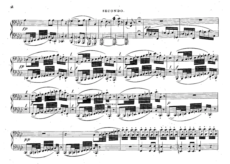 回旋曲Adagio_Rondo_Piano_4hands_Op124_一万首著名钢琴曲谱哈农贝多芬合集视频教学电子版高清无水印可打印_1古典钢琴知名音乐家谱_库劳钢琴谱全集