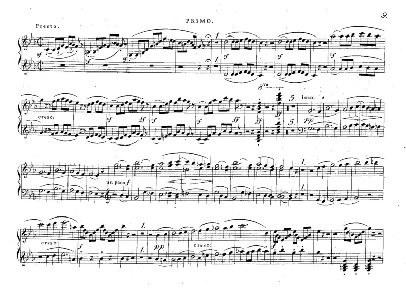 回旋曲Adagio_Rondo_Piano_4hands_Op124_一万首著名钢琴曲谱哈农贝多芬合集视频教学电子版高清无水印可打印_1古典钢琴知名音乐家谱_库劳钢琴谱全集