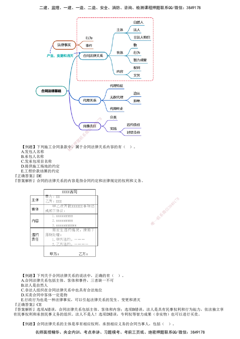 第01讲　建设工程合同管理法律制度（一）_监理工程师_2025监理工程师_2025年监理工程师SVIP_2025年监理合同管理SVIP_03-习题精析✿实战特训✿模考通关