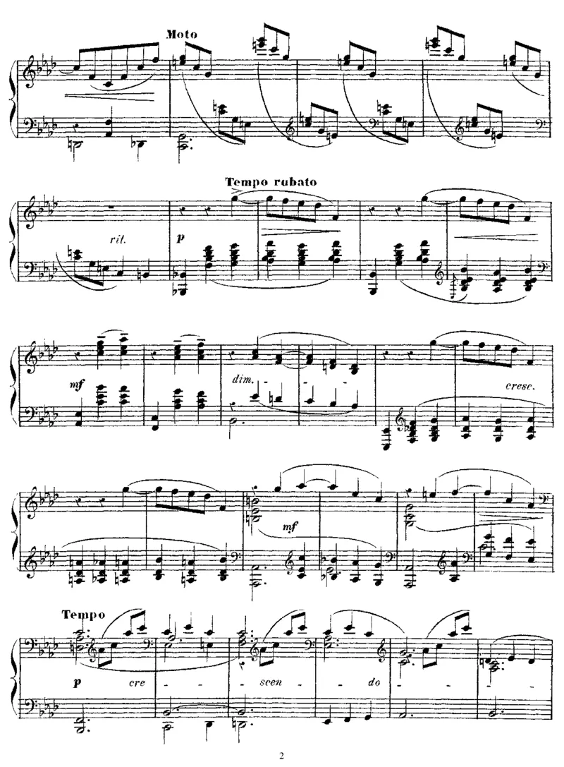 浪漫圆舞曲_一万首著名钢琴曲谱哈农贝多芬合集视频教学电子版高清无水印可打印_1古典钢琴知名音乐家谱_德彪西钢琴谱全集