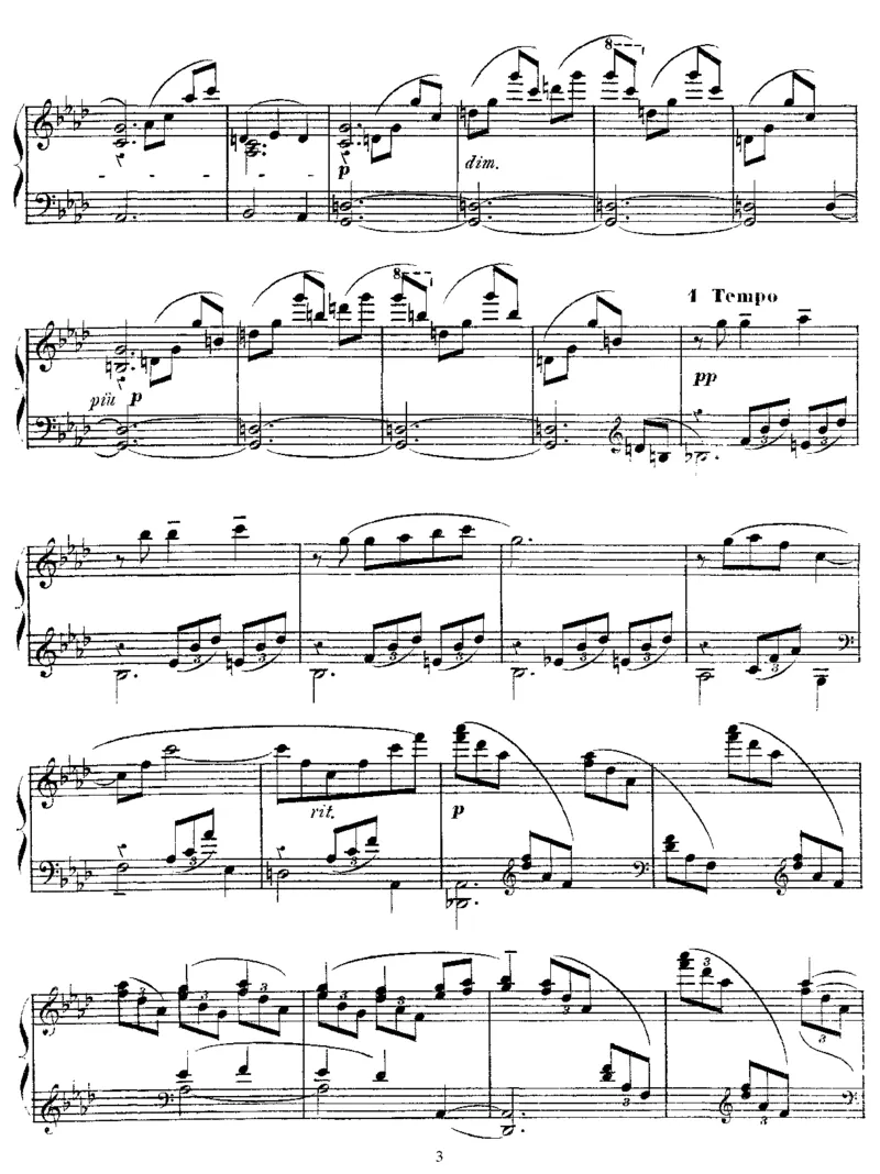 浪漫圆舞曲_一万首著名钢琴曲谱哈农贝多芬合集视频教学电子版高清无水印可打印_1古典钢琴知名音乐家谱_德彪西钢琴谱全集