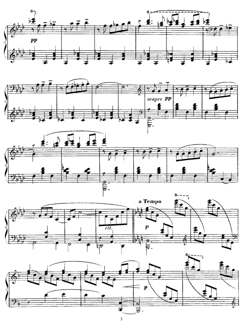 浪漫圆舞曲_一万首著名钢琴曲谱哈农贝多芬合集视频教学电子版高清无水印可打印_1古典钢琴知名音乐家谱_德彪西钢琴谱全集