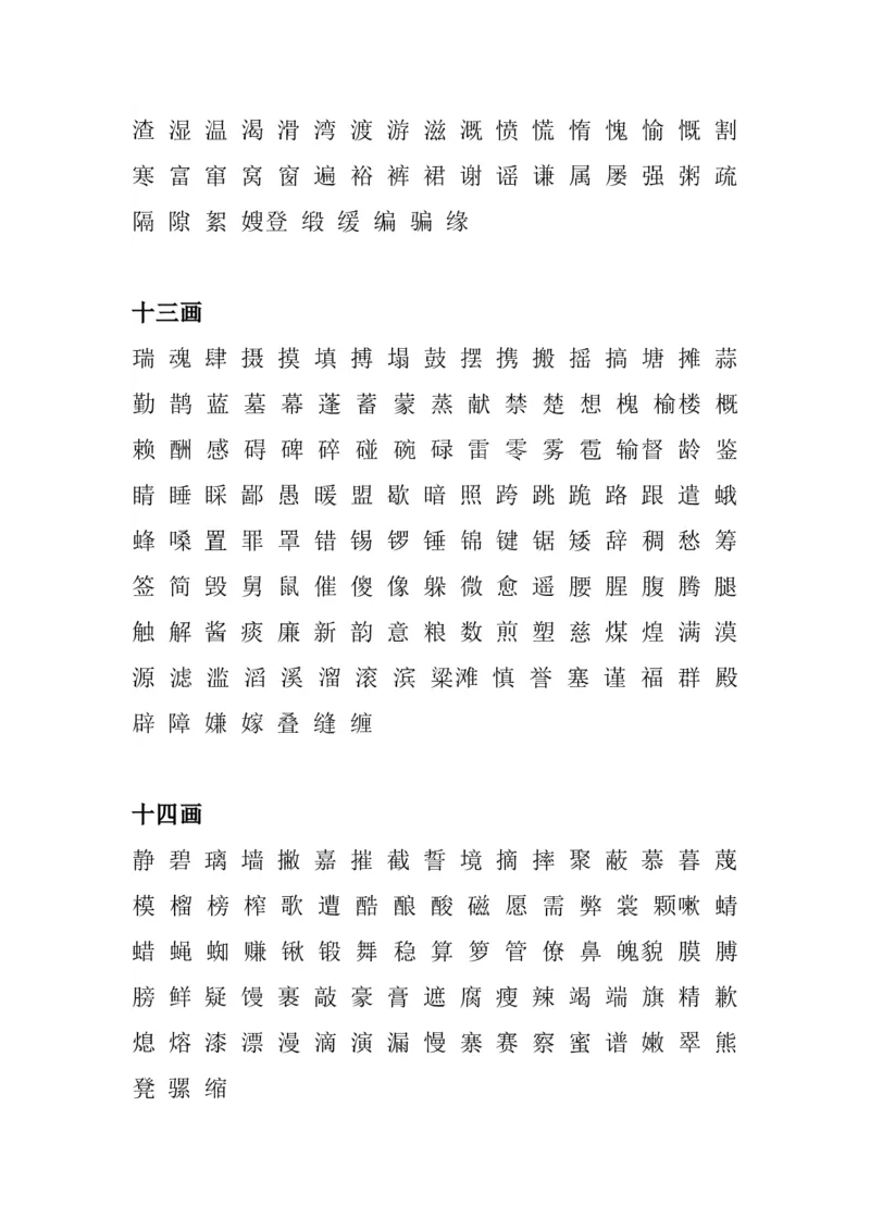 小学生常用汉字表2500字_小学1-6年级全部试卷_语文_六年级_3-11-2、小学六年级语文下册_3-11-2-1、复习、知识点、归纳汇总_部编（人教）版
