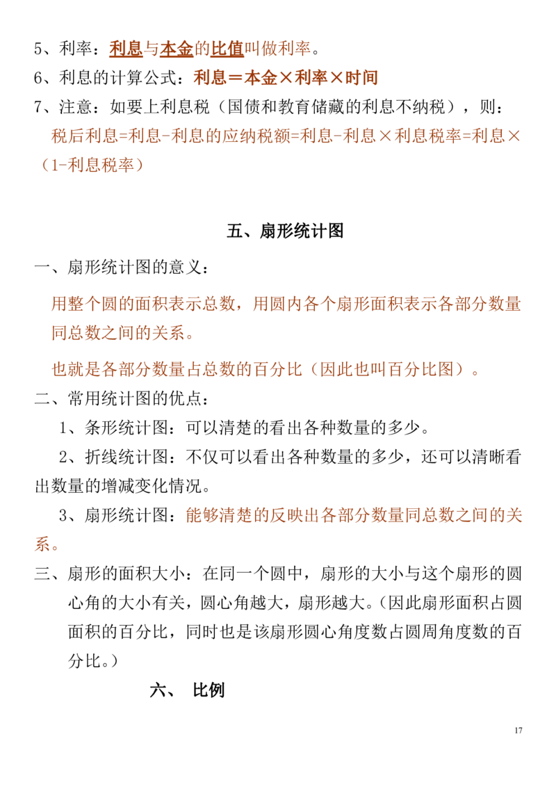 小学数学六年级上册重点、难点、知识总结_小学1-6年级全部试卷_数学_六年级_3-11-3、小学六年级数学上册_3-11-3-1、复习、知识点、归纳汇总_通用