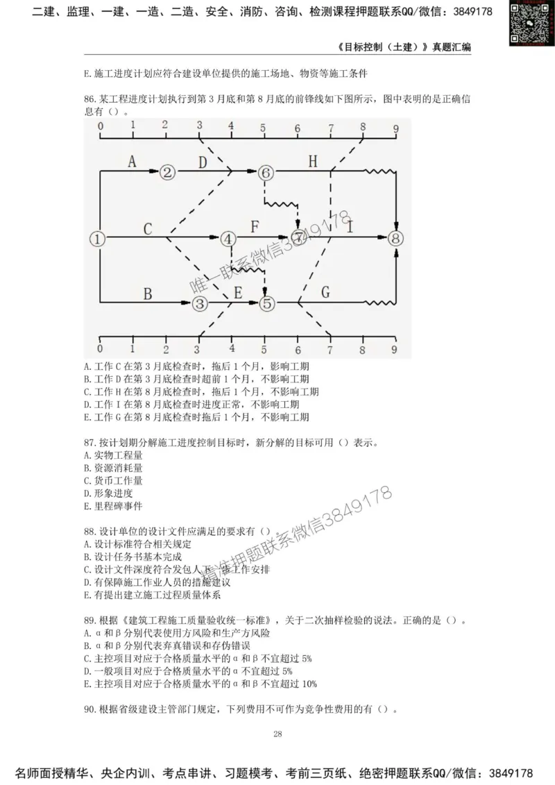 监理工程师《建设工程目标控制（土木建筑工程）》真题汇编（2022-2024）.._监理工程师_2025监理工程师_2025年监理工程师SVIP_2025年监理土建控制SVIP